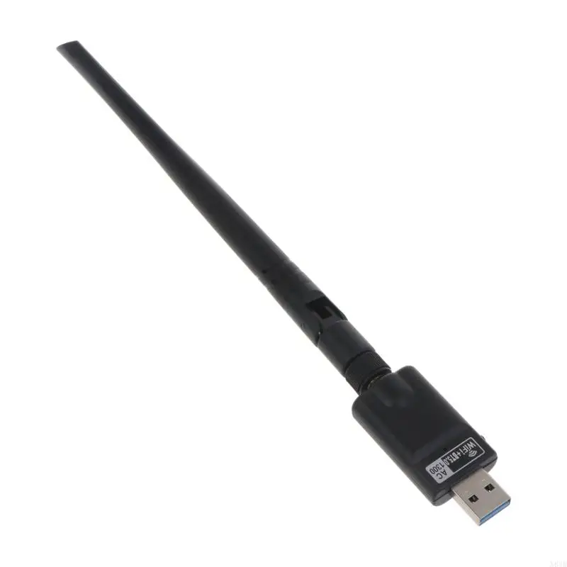 N84B USB3.0 LANアダプター2.4/5GHz AC1300 WIFIアダプターBluetooth互換5.0ワイヤレスネットワークカード1300M 802.11AC用ラップトップ用