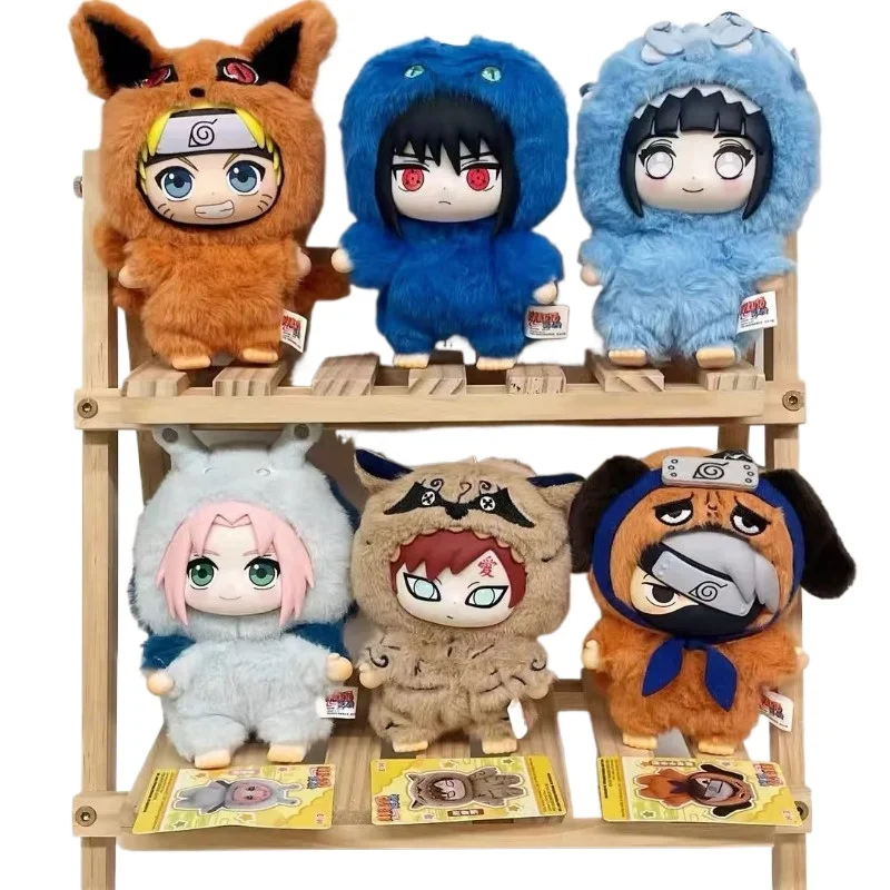 

Vinyl Naruto Furious Beast Party Series Blind Box Blind Bag Cute Tide Play Hand-made Doll Pendants blind bag blind boxes