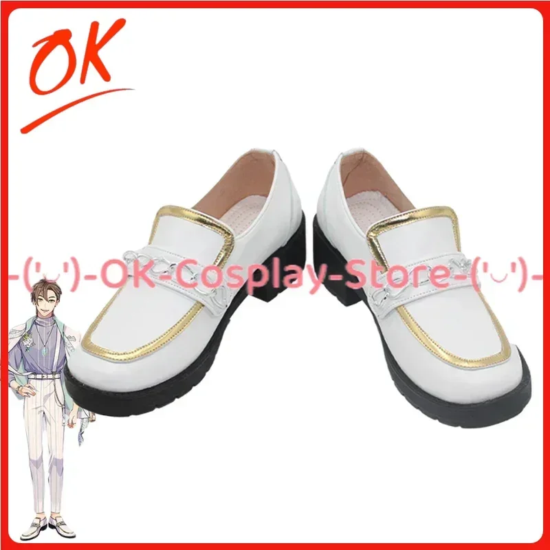 [Customized Size] Nu: Carnival Eiden Cosplay Shoes Game Roleplay Costume Prop Halloween Carnival Party Boots PU Leather