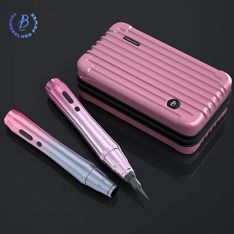 Dermographe micropigmentation sans fil Biomaser TP010, deux batteries 1000MAH, pour PMU/SPMU + MTS
