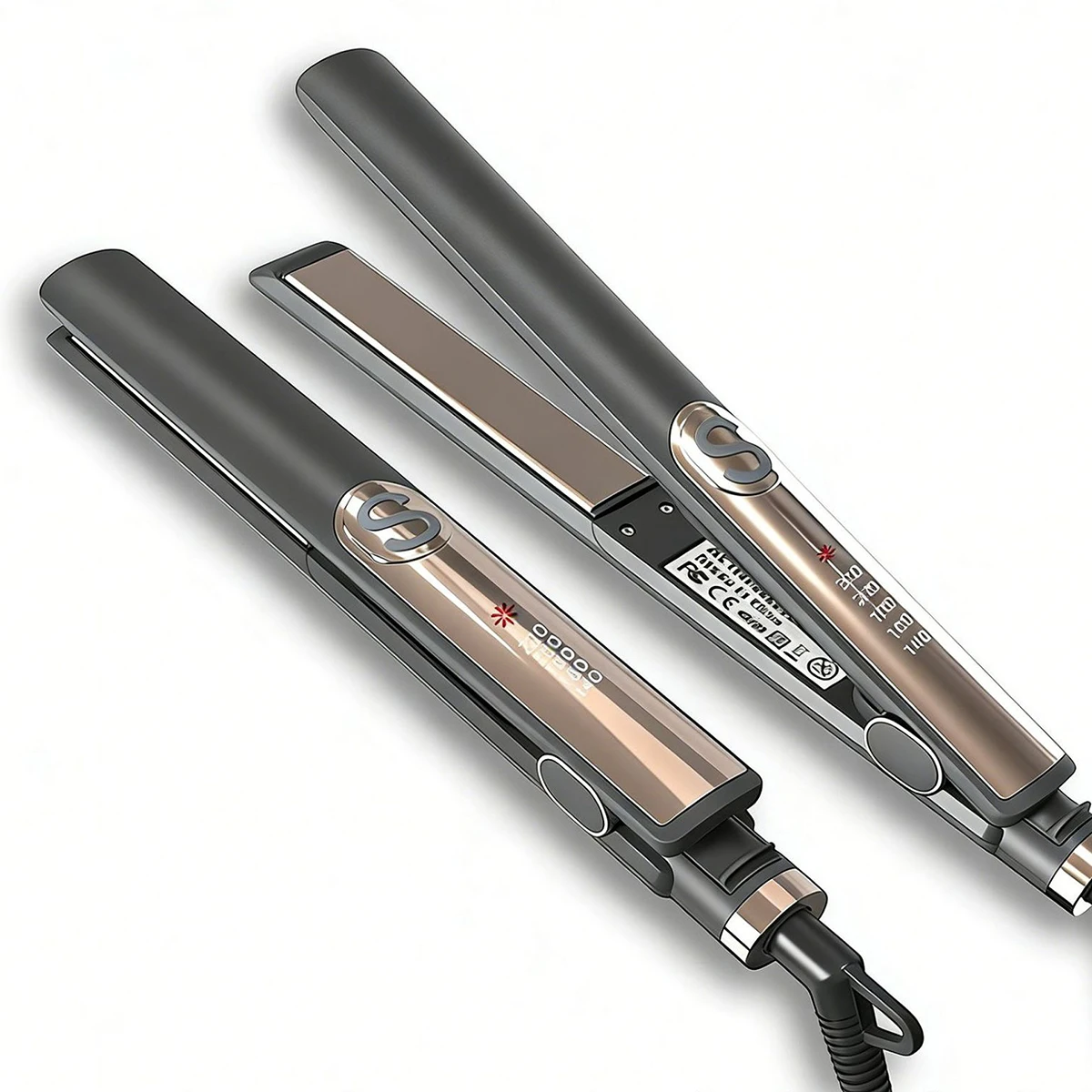 professional-hair-straightener-curling-iron-ceramic-plate-negative-ion-plate-even-heat-temperature-adjustable-hair-straightener