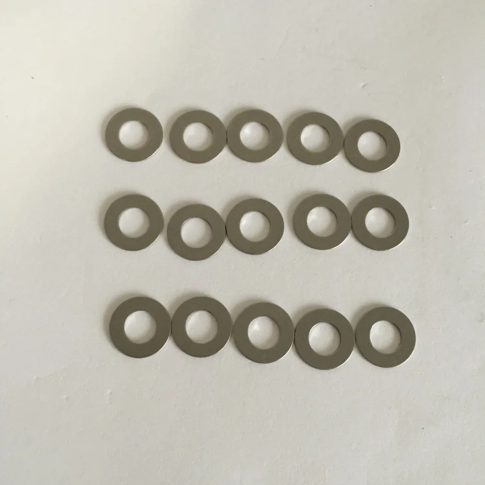 15pcs 304 Stainless Steel Back-Up Flat Washer 5mmx10mmx0.5mm for Pop Rivet
