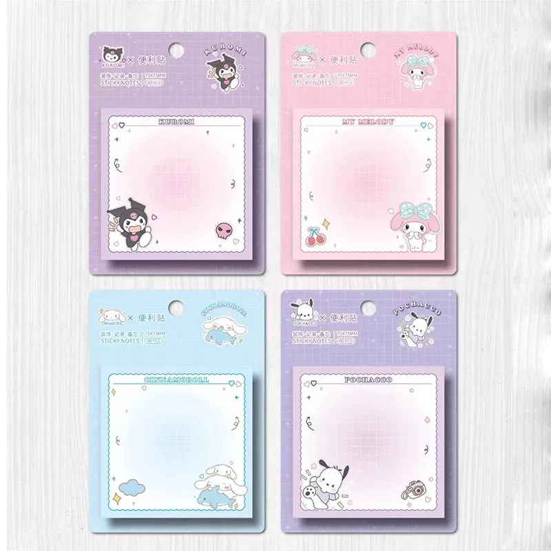 20pcs/lot Sanrio Melody Pad Kawaii Sticky Notes Notes Notes Notes Notes