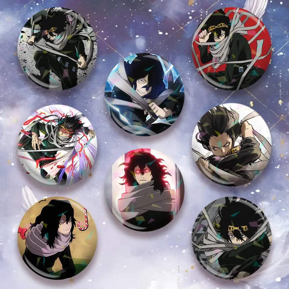 Anime Shouta Aizawa S  Icon Badge Handmade Tinplate Brooch for Chest Ornament Gifts Easter decorations