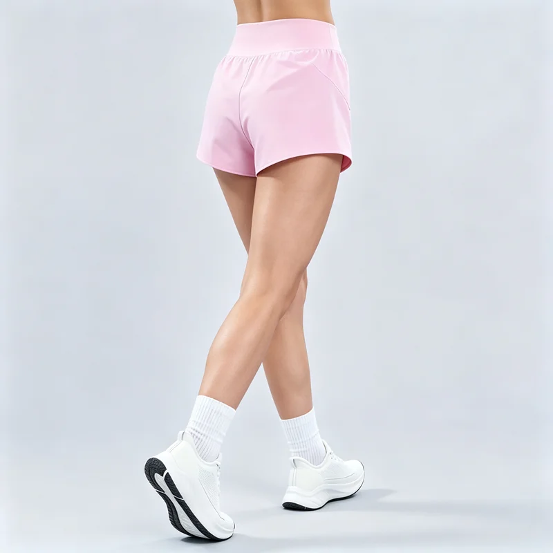 Women Gym Shorts Sports Origin Training Shorts Loose Fit Tummy Control Elastic Yoga Workout Clothing Running Fitness Short Pants