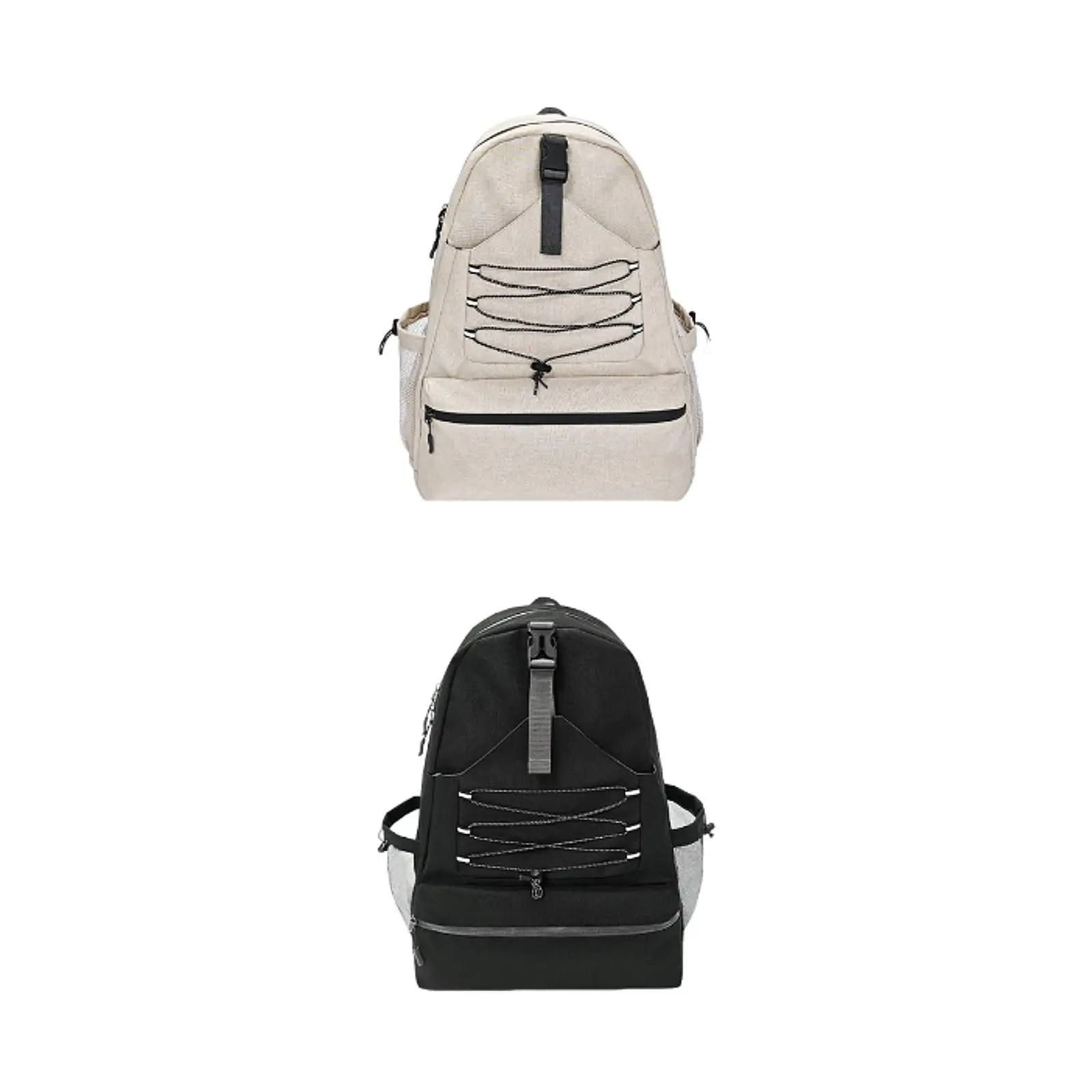 Large Tennis Bag Duffel Backpack Secure Reflective Strips Side Pockets Badminton
