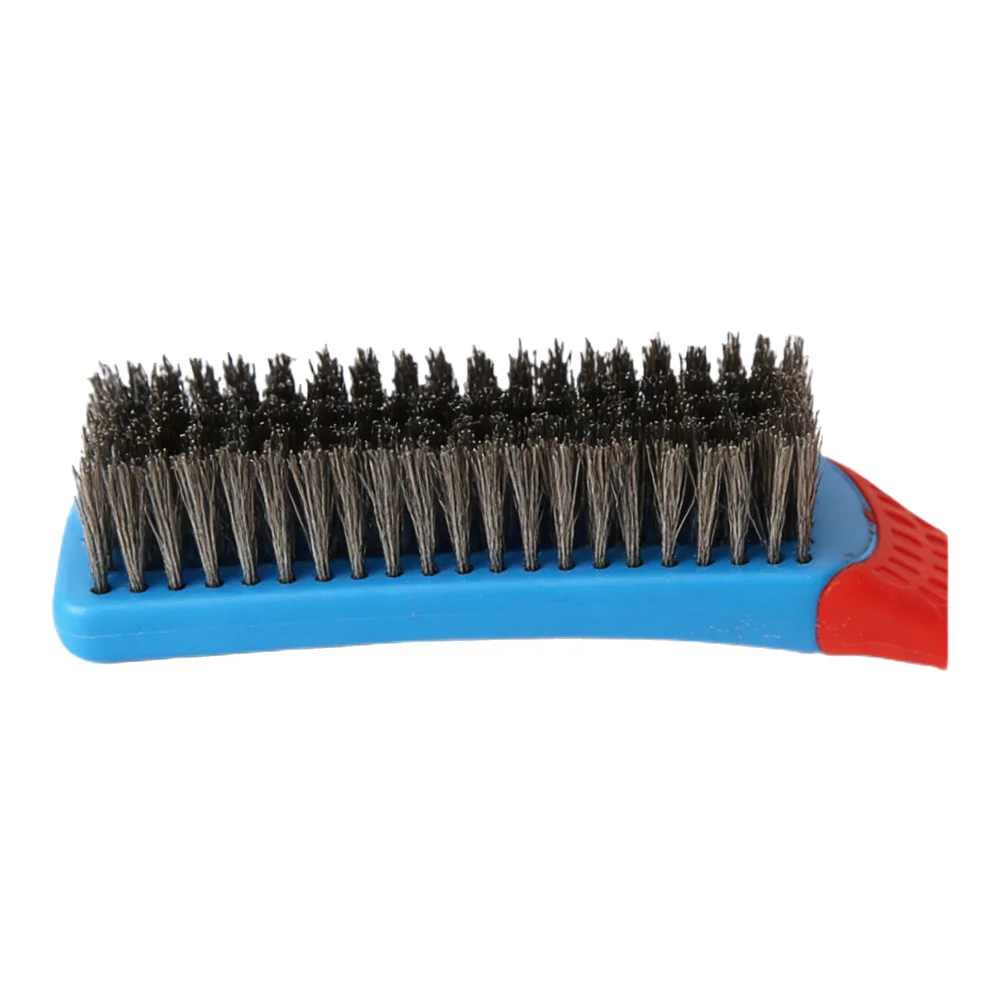 160mm Wire Brush Rust Removal Brush Workshop Elongated Handle Hanging Hole Professional Cleaning For Workshop Cleaning