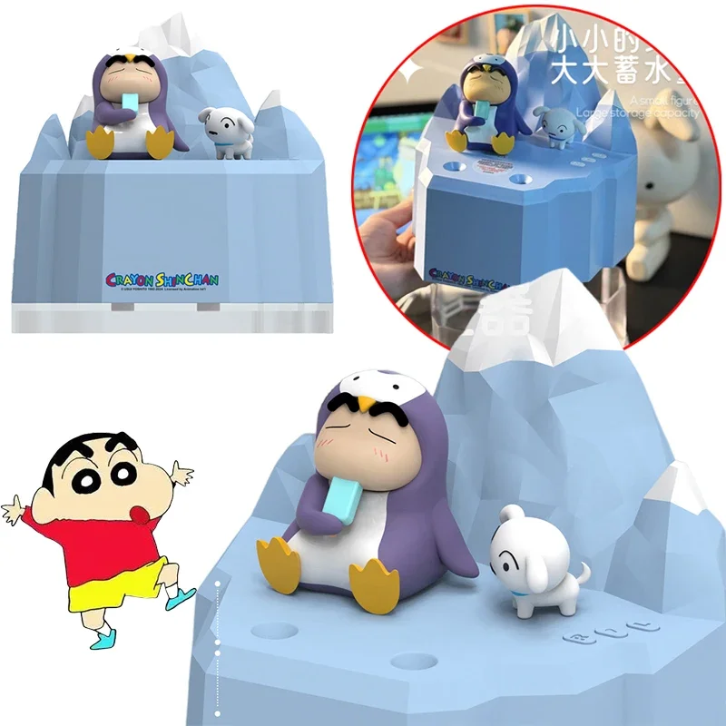 

Crayon Shin Chan Cross Dressing Iceberg Humidifier Anime Character USB Dual Spray Fog Atmosphere Light Home Office Birthday Gift