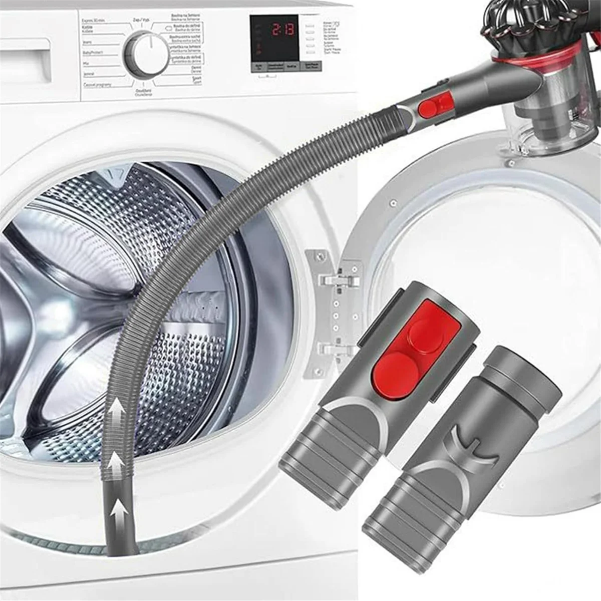 

Комплект для очистки вентиляционных отверстий ABLS для Dyson V6 V7 V8 V10 V11 V12 V15, насадка для вакуумного шланга, сушильная машина, пылесос для очистки ворса