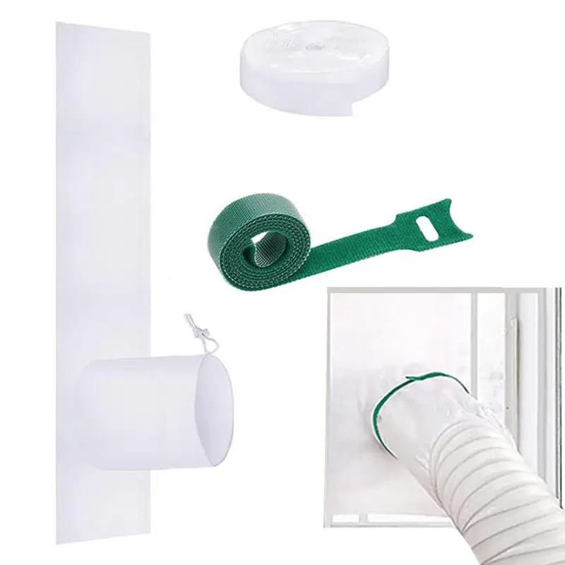 Air Conditioner Window Seal Kit Portable Air Conditioner Tilting Sloping Cover Window Air Conditioner Outlet Sealing Cloth kit