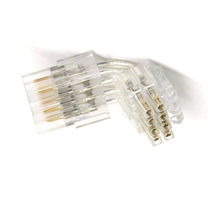 8Pin Female To Male 90 Degree Power Adapter (4+4)Pin Adapter For CPU Power Adapter Right Connectors Power Supply Adapter