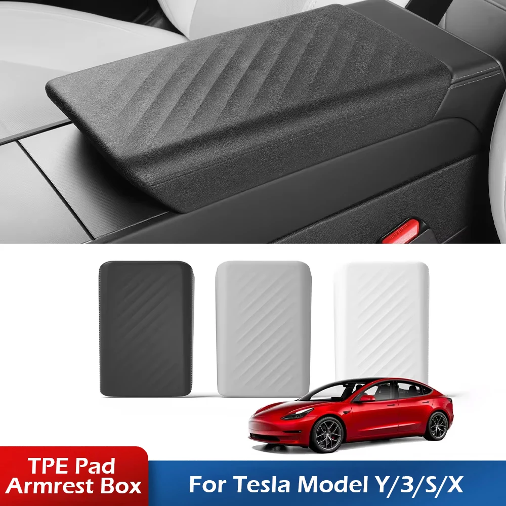 

Для Tesla 2025 Model Y Juniper S X 3 Highland подлокотник, мягкая крышка из ТПЭ, подлокотник для центральной консоли, крышка подлокотника, коробка, аксессуары