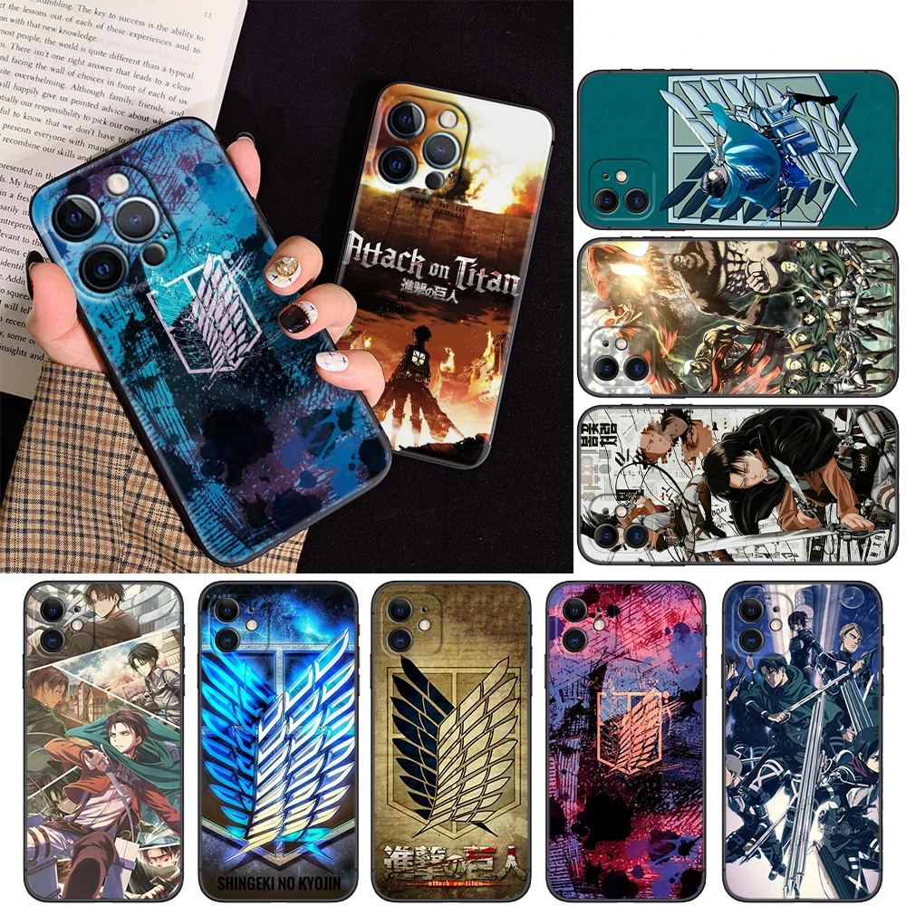 Attack on Titan Anime Soft Silicone Case for Redmi 7 7A 8 9A 9 9A 9C 10 9T 10X S2 10A 10C K20 K30 K40 Pro