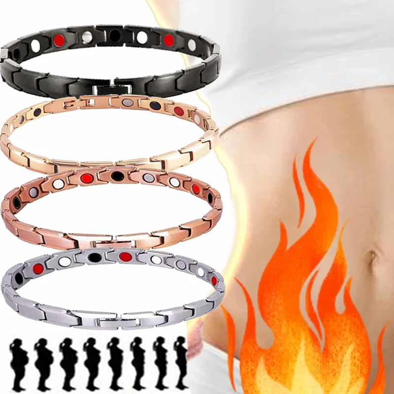 Lymph Drainage Magnetic Bracelet Therapeutic Detox Body Slimming Bracelet Women Men Weight Loss Blood Circulation Bracelets