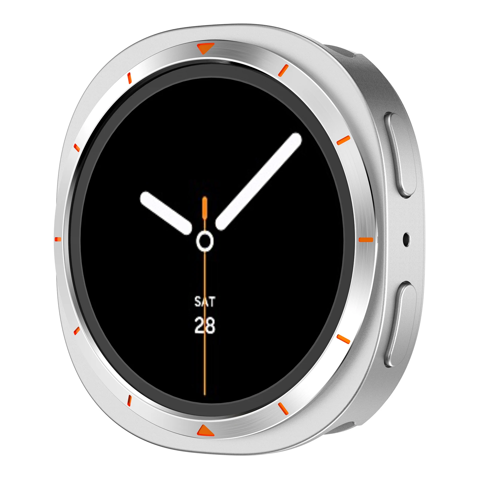 Edelstahl-Metallgehäuse für Samsung Galaxy Watch 8 9 44 mm 40 mm Schutzhülle Robuste Stoßfängerschale Galaxy Watch 8 Protector