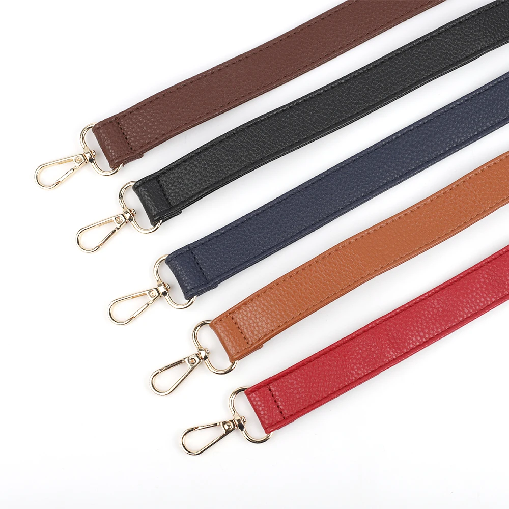 75-132cm Leather Litchi Grain Adjustable Shoulder Strap Neutral Style Women Handbag Bag Straps Replacement Accessories