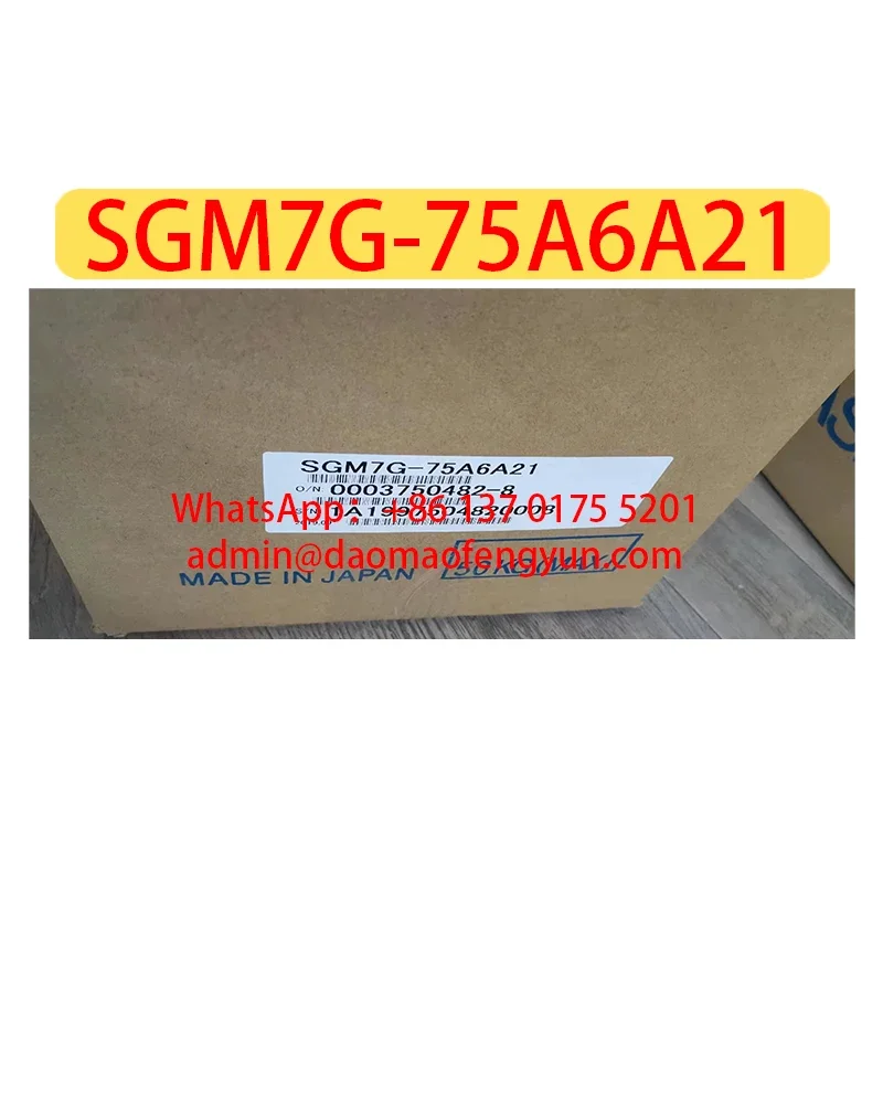 

SGM7G-75A6A21 Brand New Servo Motor SGM7G-75A6A21，Fast shipping
