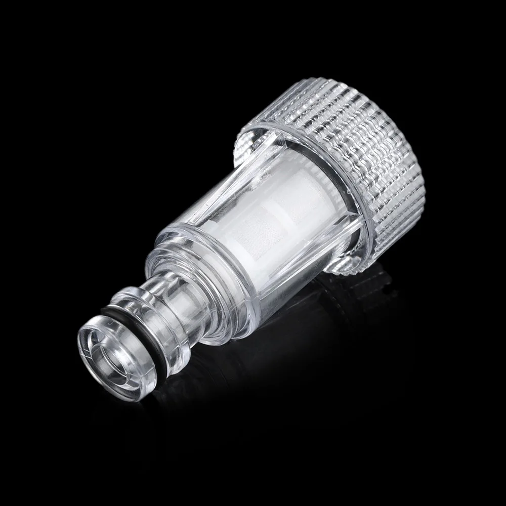 

Practical Pressure Washer Filter Water Filter Tool Part Plastic Replace Replacement Transparent 1 Pc 3/4 Inch ABS