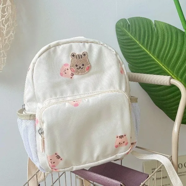 Korean Instagram Children's Cartoon Book Bag Kindergarten Lightweight and Anti loss Outgoing Backpack for Boys and Girls Chest B