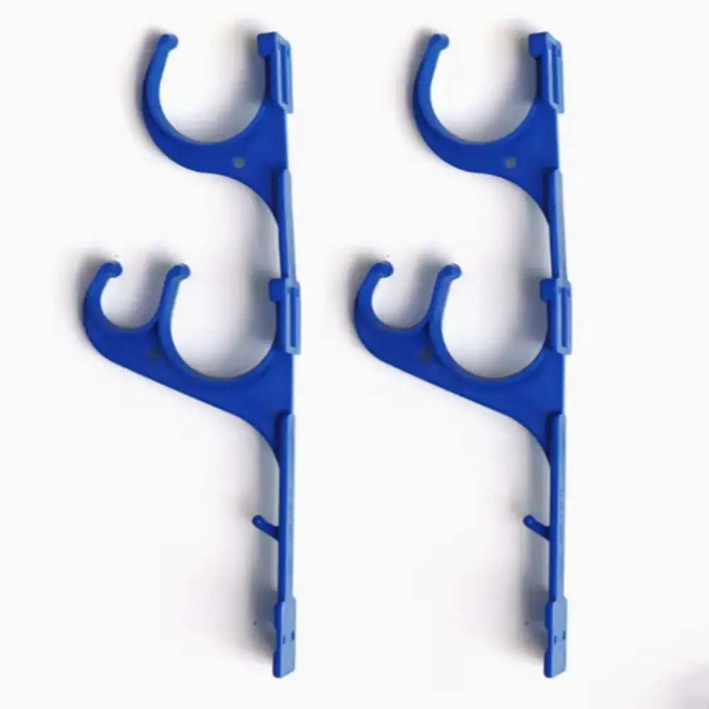 Pool Accessory Holder Durable Pool Pole Hook for Telescoping Pole Vacuum Hose Skimmer Brushes Anti-rust for Pool
