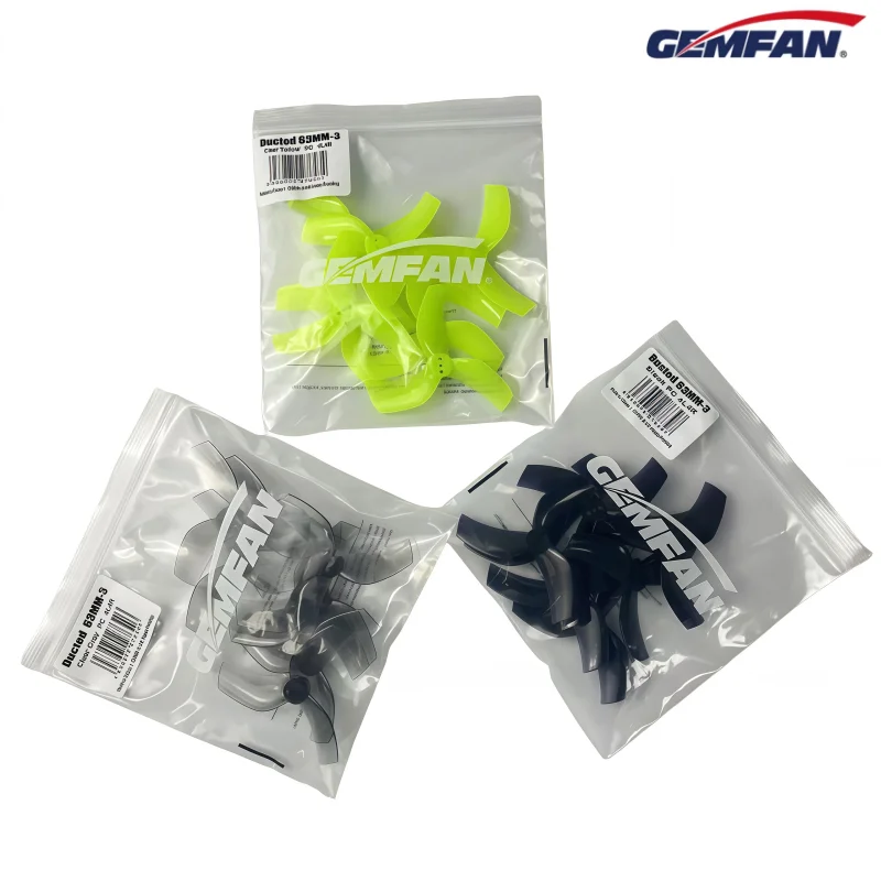 Ganfeng D63mm GEMFAN D63 paddle diameter 1.5mm three-blade 2.5-inch three-blade forward and reverse propellers