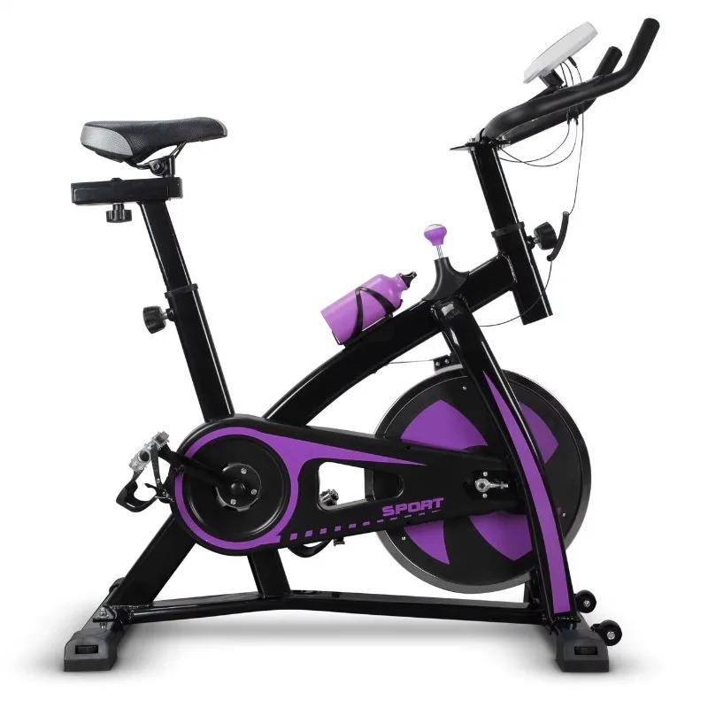 

2025 Steel Indoor Exercise Bike - Household Fitness Equipment with Magnetic Brake System for Gym Use