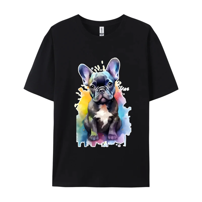 Graphic T-Shirt Men'S Cool Puppy T Shirts Dog Lover'S Gift T-Shirt Geek Tops Shirts Mens T-Shirts Comfortable