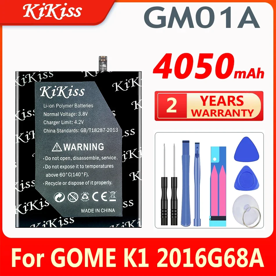 

Аккумуляторная батарея KiKiss 4050 мАч GM01A для смартфонов GOME K1 2016G68A