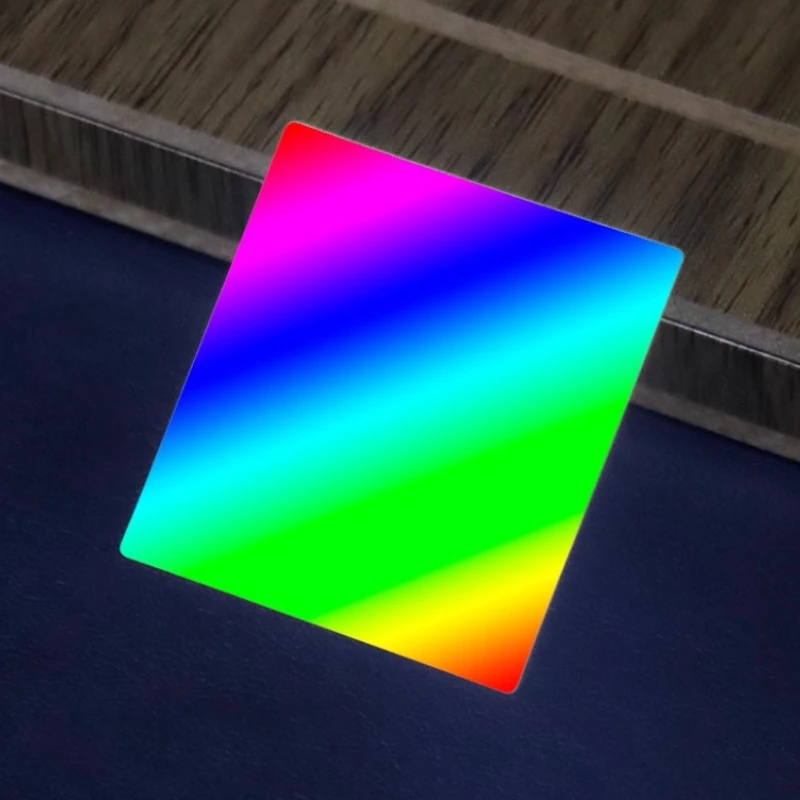 Ultra Precision Nano Engraving PET Trasmission Diffraction Grating 50x45mm 1PC