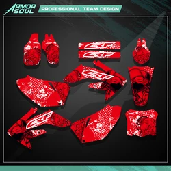 New Style TEAM GRAPHICS BACKGROUNDS DECALS STICKERS Kits For Honda CRF250 CRF250R CRF 250 250R 2008 2009