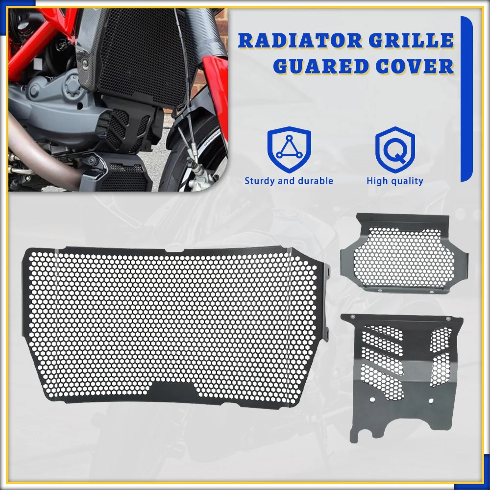 2024 ل Ducati Hypermotard 950 SP RVE 2019 2020 2021 2022 2023 2025 شبكة المبرد غطاء حماية النفط برودة الحرس محرك الحرس