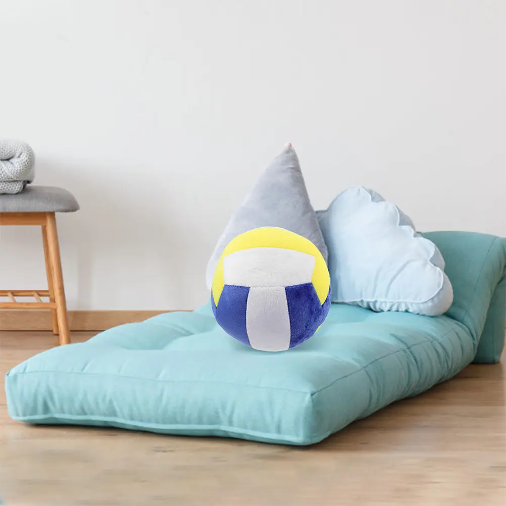

Реалистичная подушка в виде волейбольного мяча, мягкая подушка для декора дома, для девочек-подростков и любителей спорта, уютная подушка-волейбол для дивана, кровати, кресла, спортивная тематика