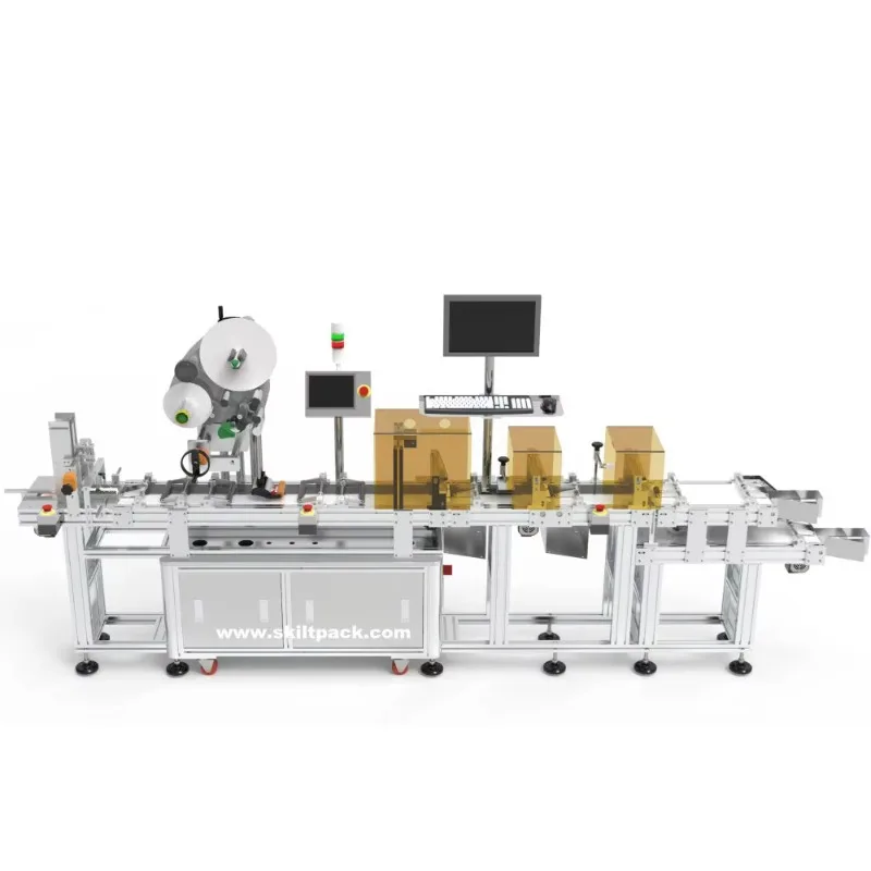SKILT Factory Price ZARA hang Tag Online Printing Labeling Machine RFID Tag Label Applicator