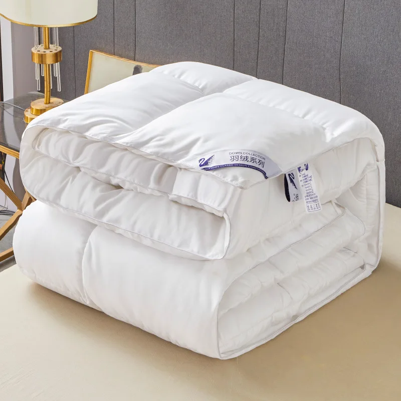 New 3D down comforter, soft goose down comforter, skin friendly cotton fabric, warm comforter, luxurious four season comforter