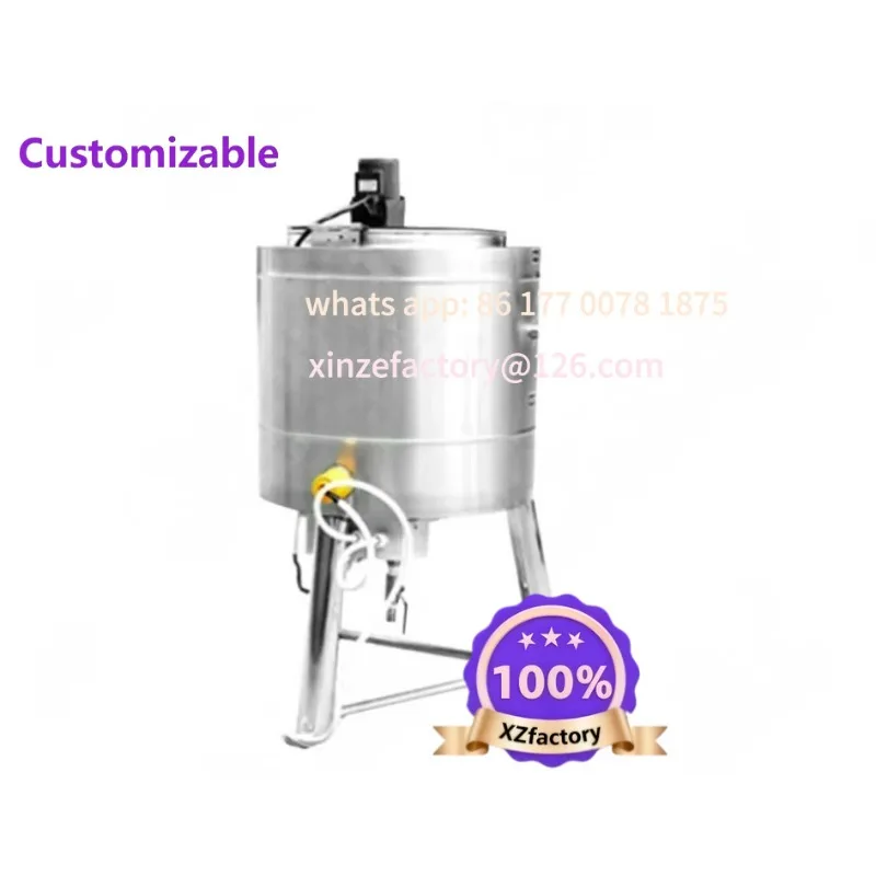 Customizable 30L 50L 75L 100L 200L 300L 1000L Stainless Steel Pasteurizer Milk Pasteurizer