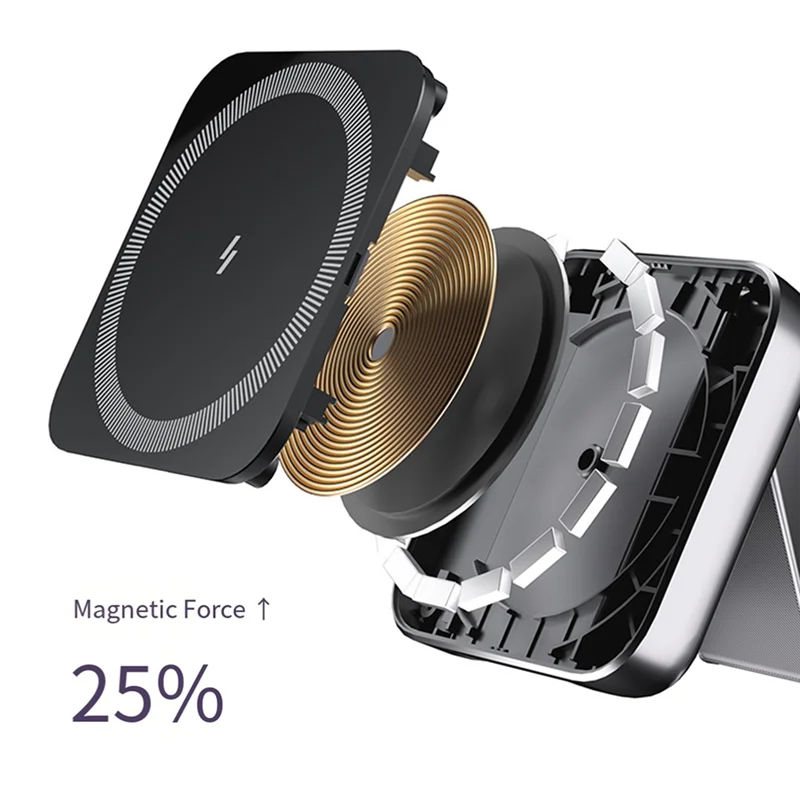 -ABGQ Charging Stand Multifunctional Charging Magnetic Holder For Watch Earphones Phone For Iphone 15