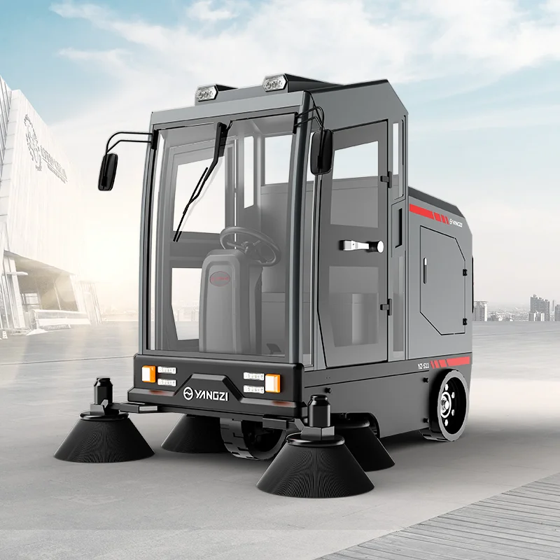YZ-S12 Road Cleaning Machine Ride On Electric Industrial Floor Sweeper