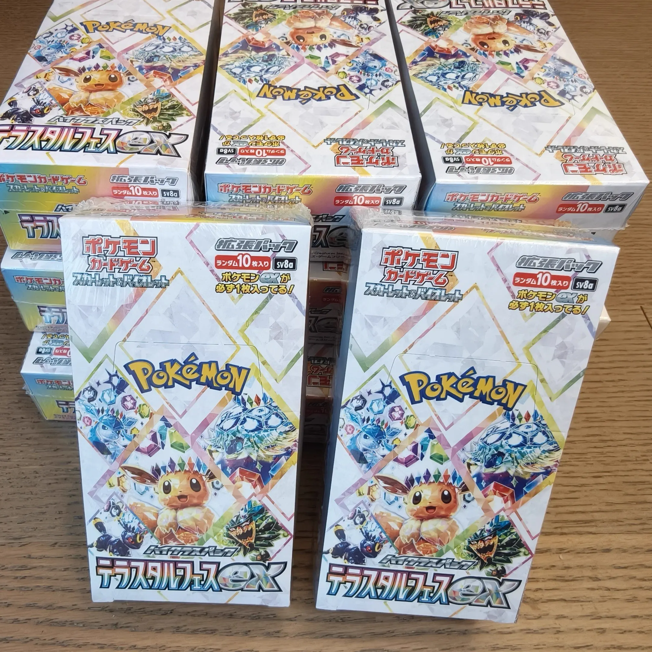 

Hot Kayou Pokemon Ptcg Sv8a Japanese Booster Pack Original Anime Collectible Trading Cards Game Hobby For Collectors Gifts