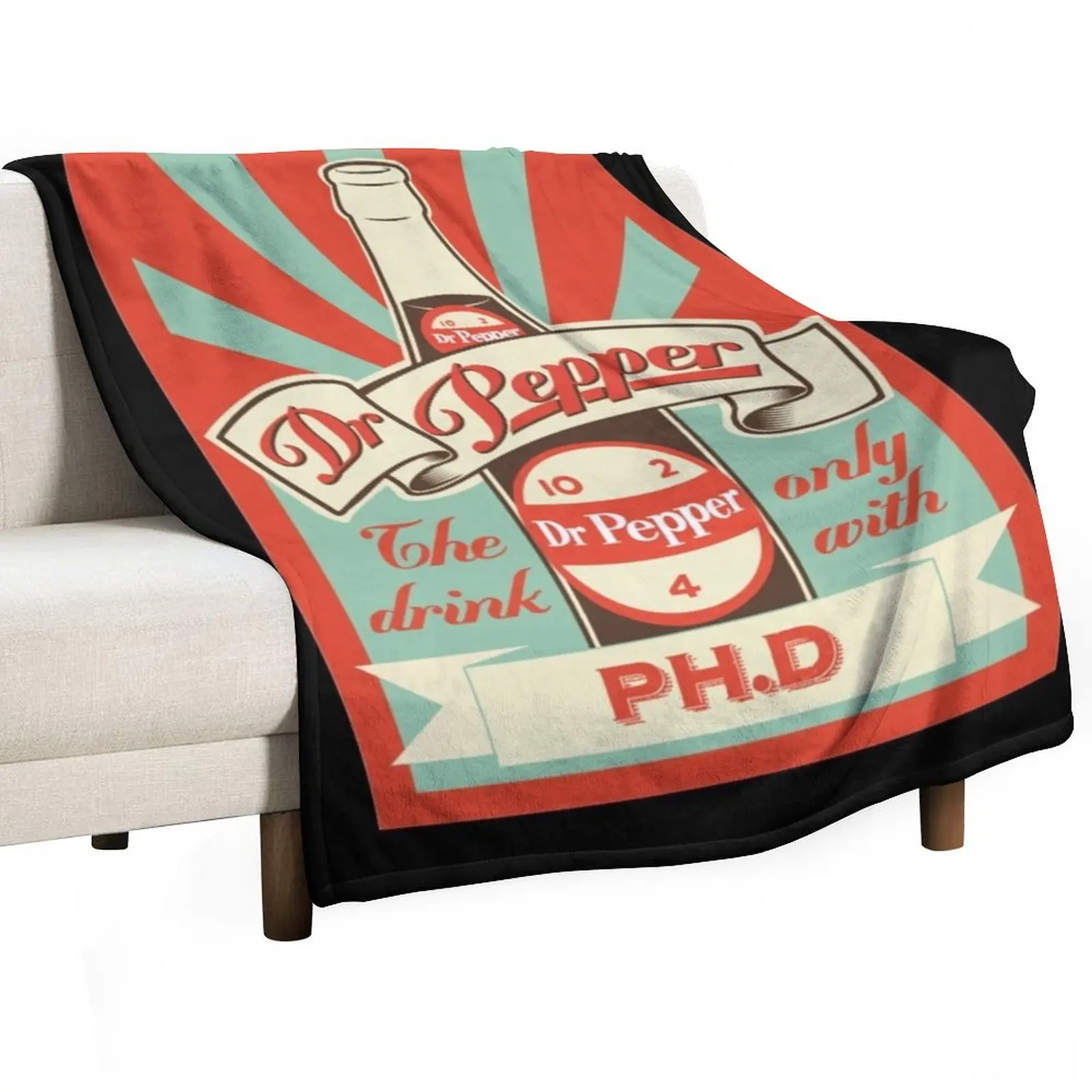 

Dr. Pepper Vintage Throw Blanket Bed covers christmas decoration Sofa Winter beds Blankets