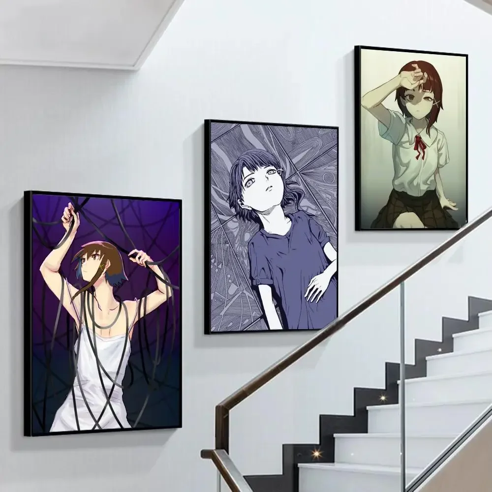 Lain Poster Anime Posters Sticky HD Quality Poster Wall Art Painting Study Wall Decor