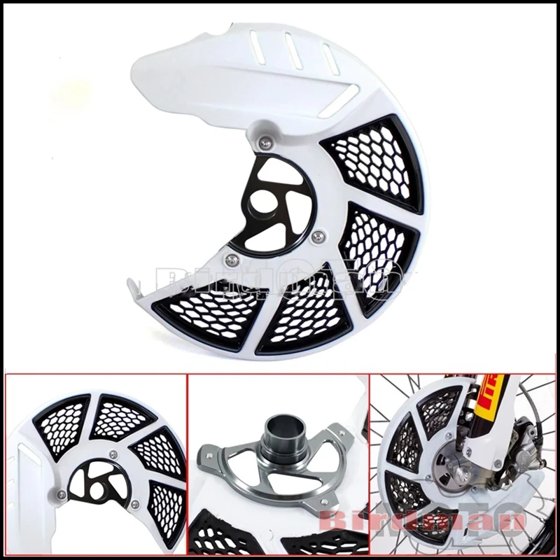 Motorcycle Enduro Plastic X-Brake Vented Front Disc Cover Protection For Honda CR 125R 250R CRF 250R 450R 250X 450X 2004-2017