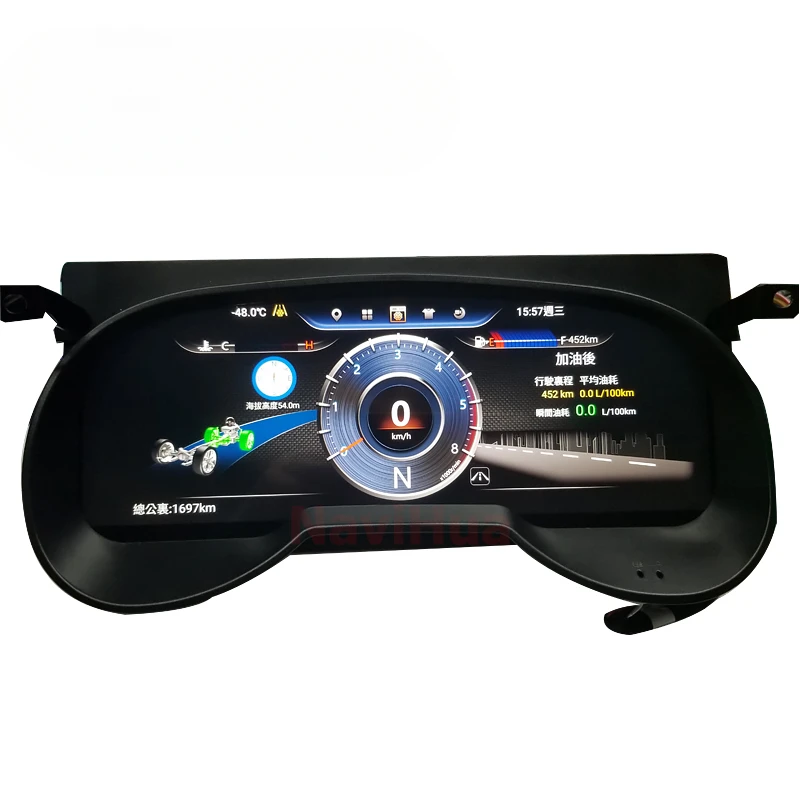 

NaviHua 12,3 дюймовый автомобильный цифровой спидометр кластер система Linux для Toyota RAV4 Приборная панель автомобиля ЖК-дисплей Panelcustom
