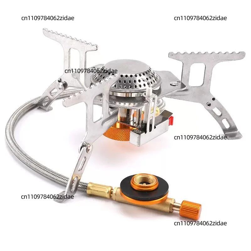 For Outdoor Windproof Camping Gas Stove Portable Split Burner High Power Hiking Cooking Stove