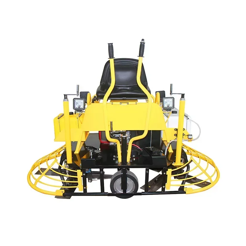 High Quality Construction Finishing Tools Machinery Double Floating Pan Engine Concrete Ride on Power Trowel - view 4