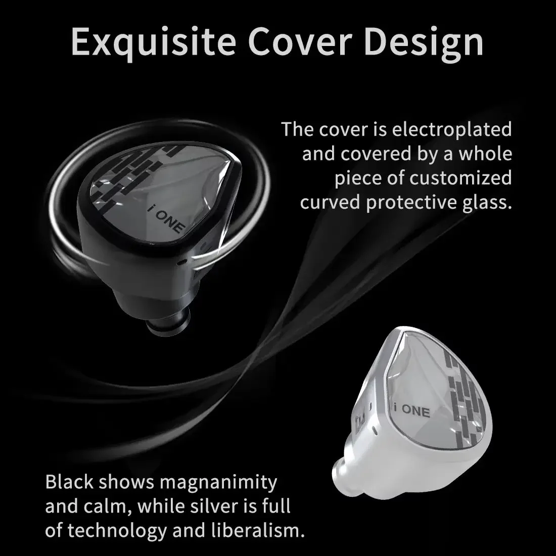 سماعات أذن HiFi ذات محرك ديناميكي واحد من TRI I ONE مع كابل أذن سلكي سلكي TRI Wolfram 4 core OFC للحماية من الفضة النقية