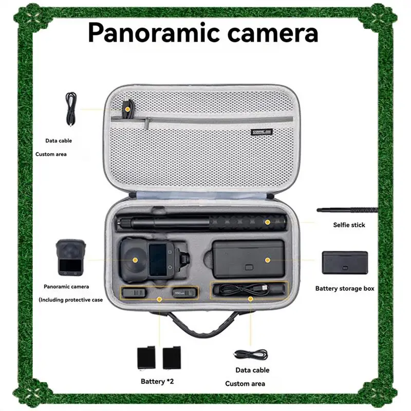 24-Hour Delivery STARTRC For DJI OSMO 360 Carrying Case For DJI OSMO 360 Storage Case Portable Shoulder Bag Handheld Camera Acce