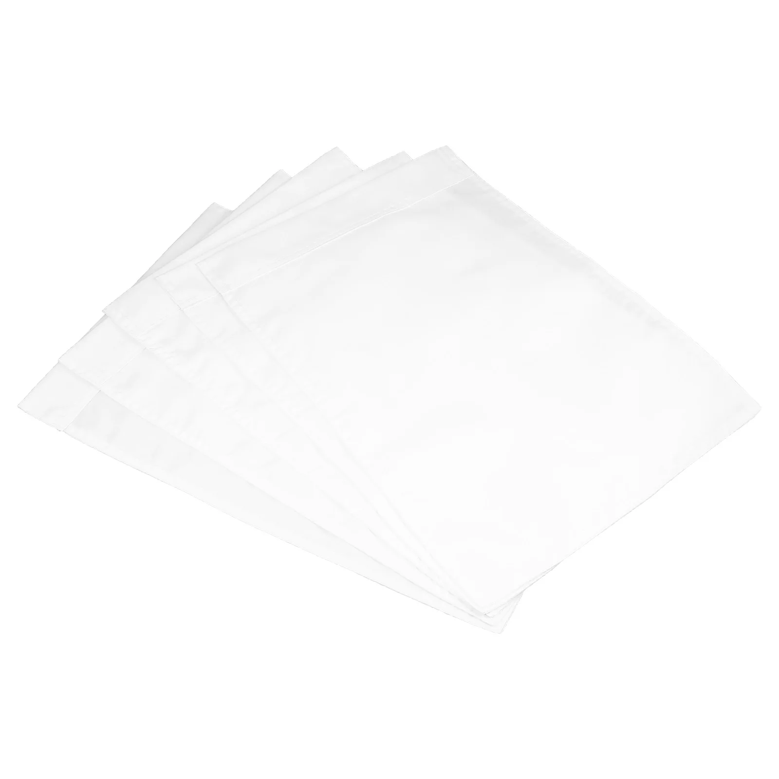 

5 Pcs Garden Flag Blank Outdoor DIY Plain White Flags Polyester Banner Ordinary Patio