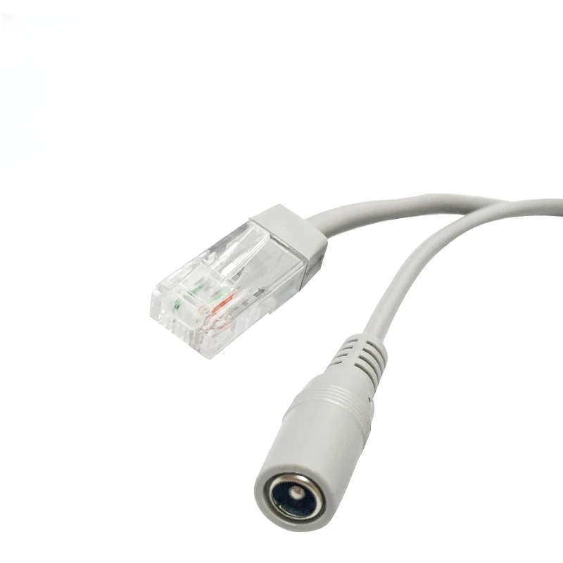 Cable de alimentación de red PoE de 5-50M RJ45 DC para cámaras IP NVR sistemas de seguridad CCTV Flexible duradero alta compatibilidad al aire libre