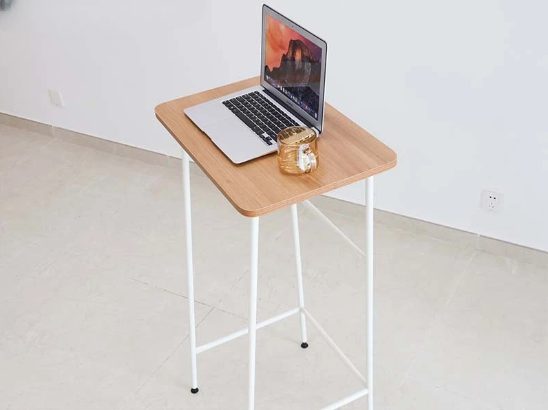 

Standing worktable, household desk, desk, simple office desk, high legged standing writing desk, laptop desk