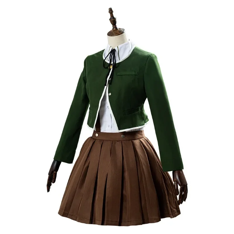 Disfraz de Halloween de Cosplay Chihiro Fujisaki para mujer, Uniforme SвJK, Conjunto Jupe Plissée Marrón, Disfraces de Halloween